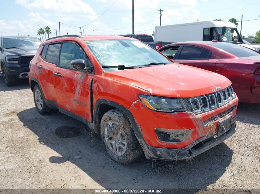 2017 Jeep New Compass Sport Fwd VIN: 3C4NJCABXHT690567 Lot: 40049900