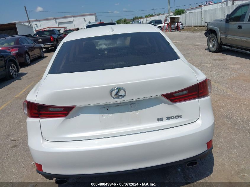 2016 Lexus Is 200T VIN: JTHBA1D2XG5017472 Lot: 40049946