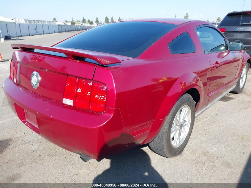 2006 Ford Mustang V6 VIN: 1ZVFT80N965250180 Lot: 40049956