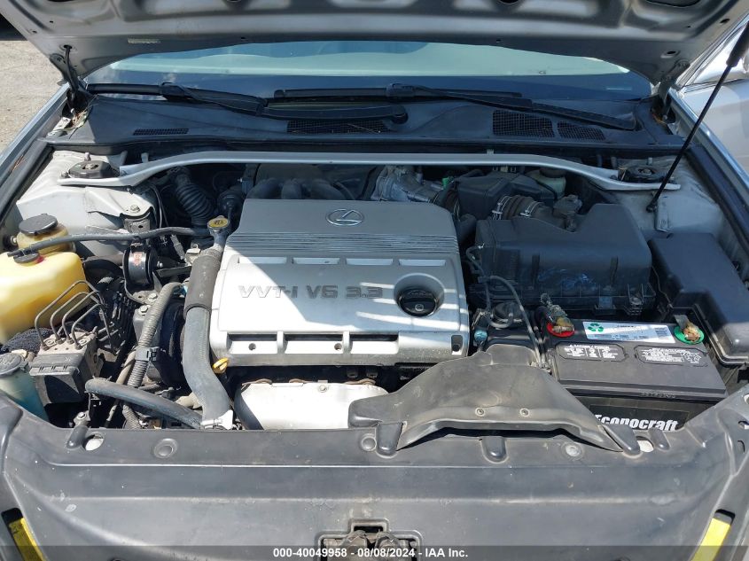 2006 Lexus Es 330 VIN: JTHBA30G665156994 Lot: 40049958