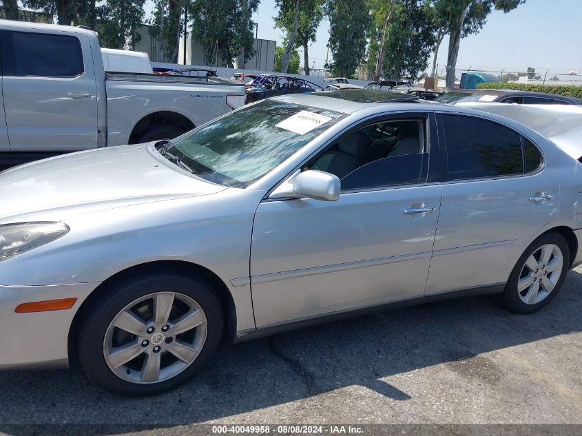 2006 Lexus Es 330 VIN: JTHBA30G665156994 Lot: 40049958