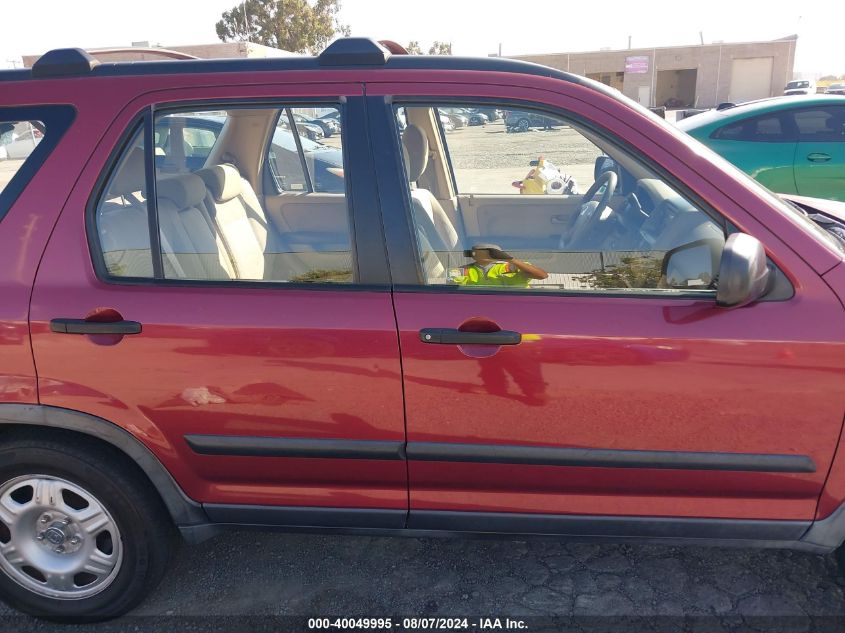 2006 Honda Cr-V Lx VIN: JHLRD78566C059424 Lot: 40049995