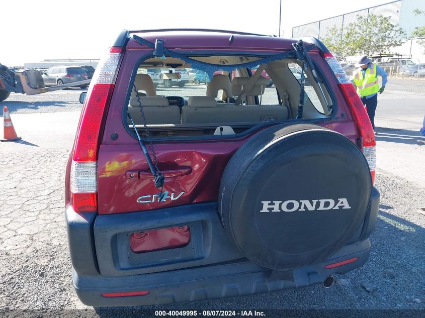 2006 Honda Cr-V Lx VIN: JHLRD78566C059424 Lot: 40049995