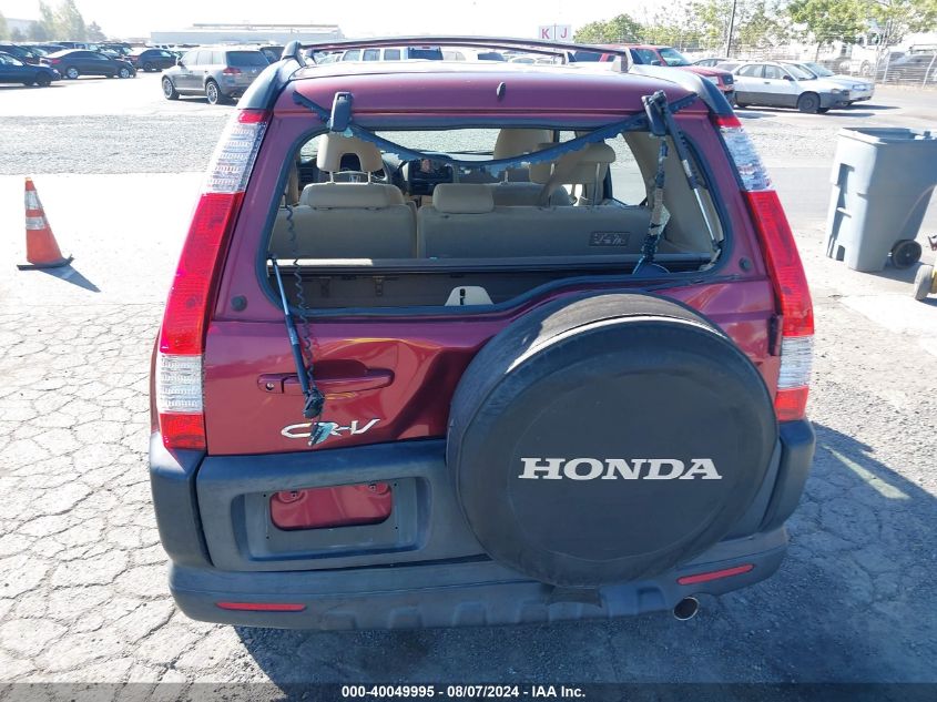 2006 Honda Cr-V Lx VIN: JHLRD78566C059424 Lot: 40049995