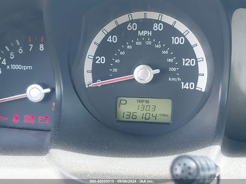 2005 Kia Sportage Ex V6/Lx V6 VIN: KNDJE723057036209 Lot: 40050010