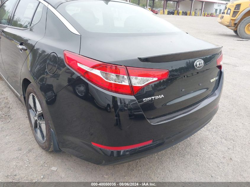2013 Kia Optima Hybrid Ex VIN: KNAGM4AD3D5059559 Lot: 40050035