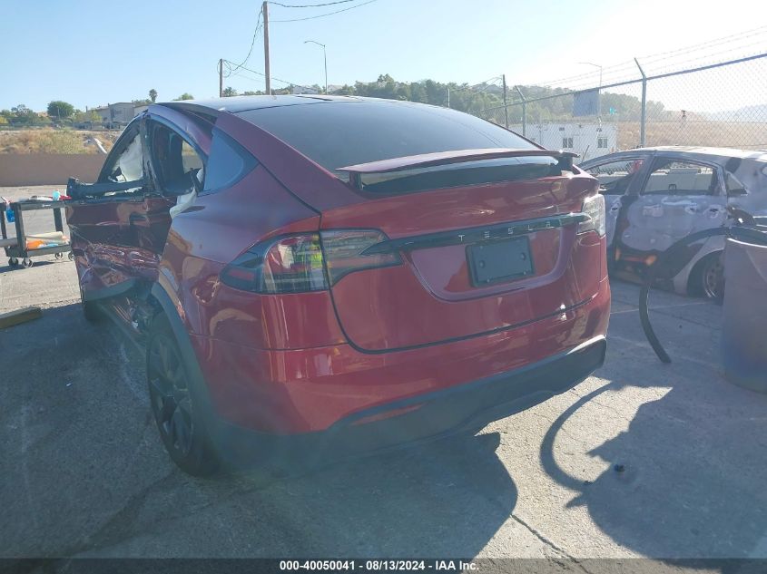 2023 Tesla Model X Dual Motor All-Wheel Drive/Standard Range VIN: 7SAXCDE51PF411701 Lot: 40050041