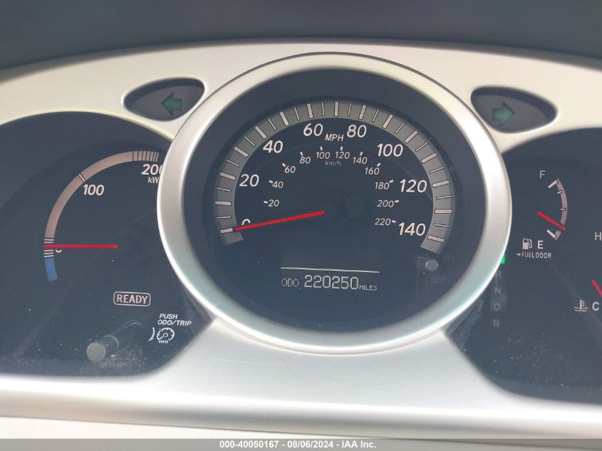 2006 Toyota Highlander Hybrid Limited V6 VIN: JTEEW21A660004565 Lot: 40050167