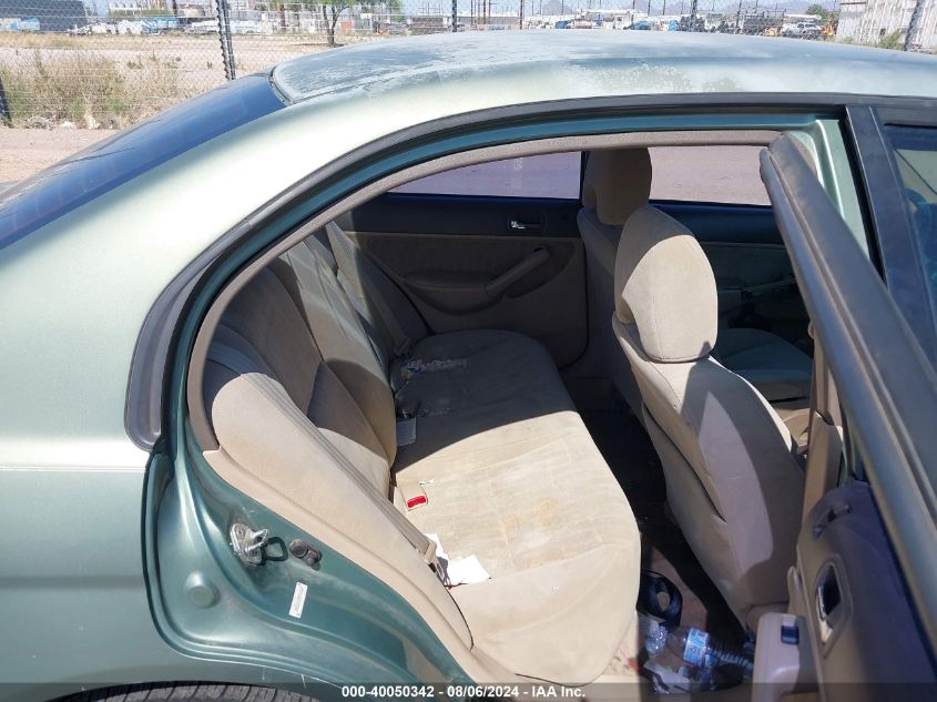 2003 Honda Civic Lx VIN: 2HGES16553H566620 Lot: 40050342