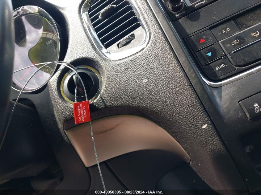 2013 Dodge Durango Sxt VIN: 1C4RDHAG0DC671792 Lot: 40050395