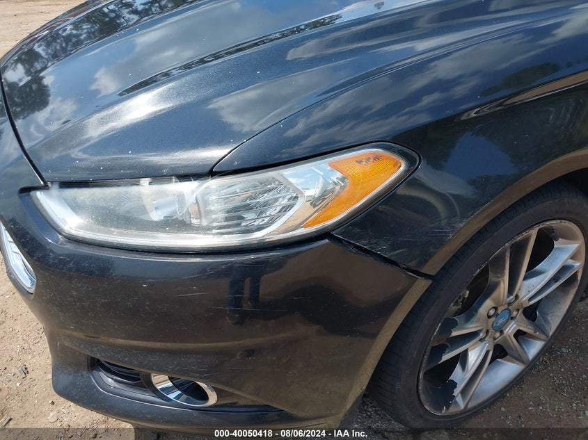 2013 Ford Fusion Titanium VIN: 3FA6P0K93DR163268 Lot: 40050418