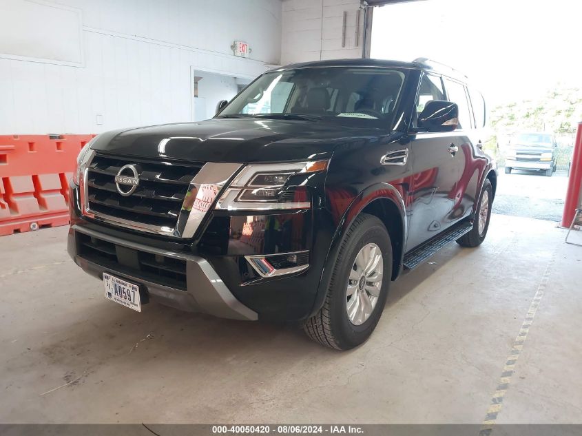 2024 Nissan Armada Sv 4Wd VIN: JN8AY2AD8R9709282 Lot: 40050420