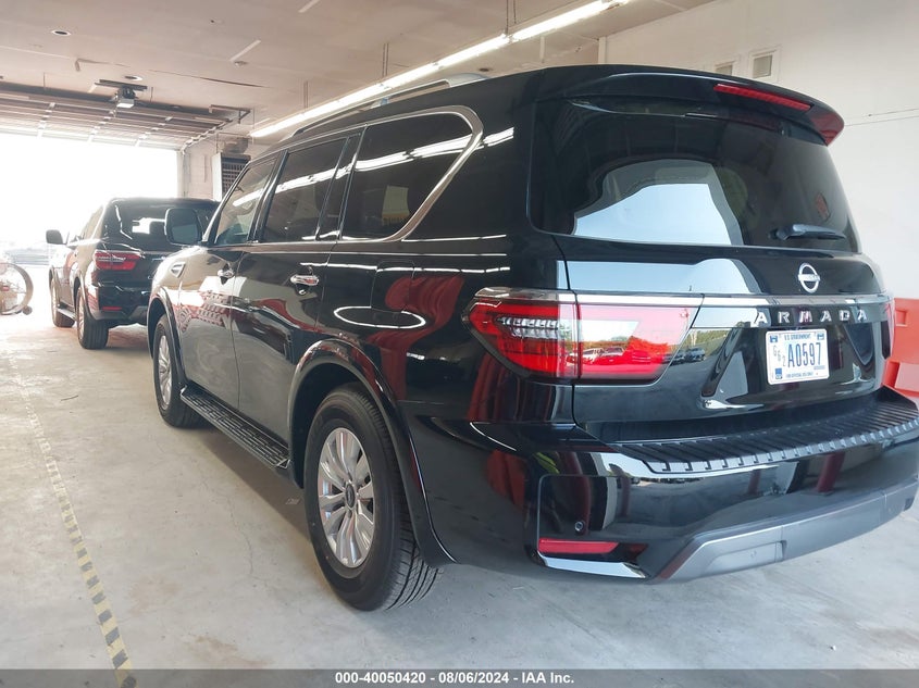 2024 Nissan Armada Sv 4Wd VIN: JN8AY2AD8R9709282 Lot: 40050420