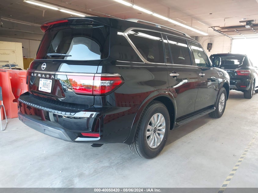 2024 Nissan Armada Sv 4Wd VIN: JN8AY2AD8R9709282 Lot: 40050420