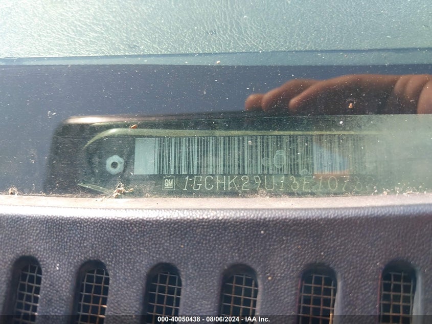 2003 Chevrolet Silverado 2500Hd Ls VIN: 1GCHK29U13E107323 Lot: 40050438