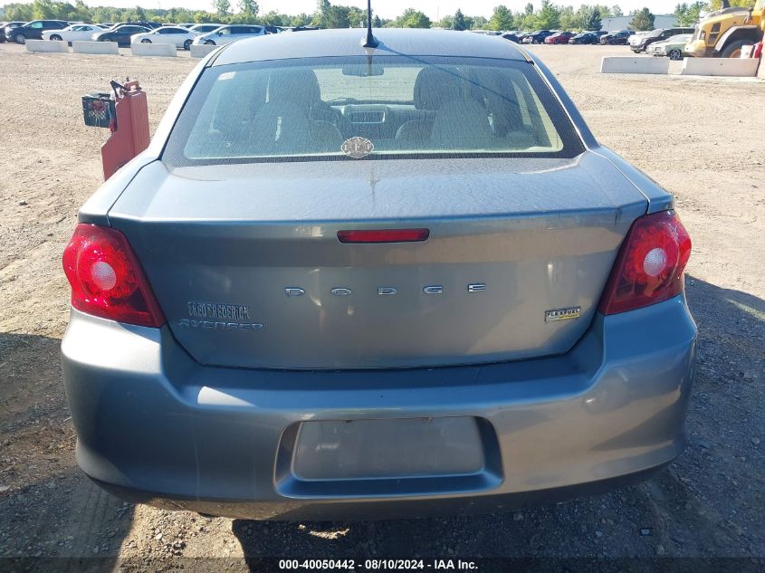 2011 Dodge Avenger Lux VIN: 1B3BD2FG8BN587004 Lot: 40050442