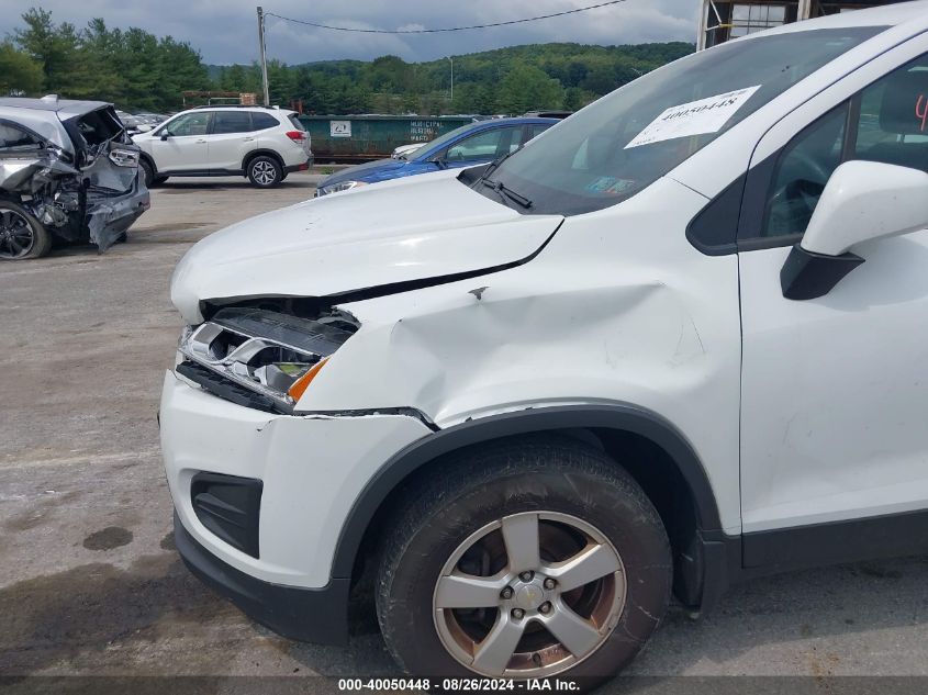 2016 Chevrolet Trax 1Ls VIN: 3GNCJNSB2GL253797 Lot: 40050448