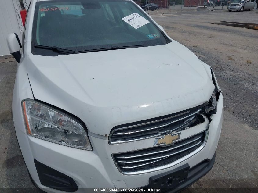 2016 Chevrolet Trax 1Ls VIN: 3GNCJNSB2GL253797 Lot: 40050448