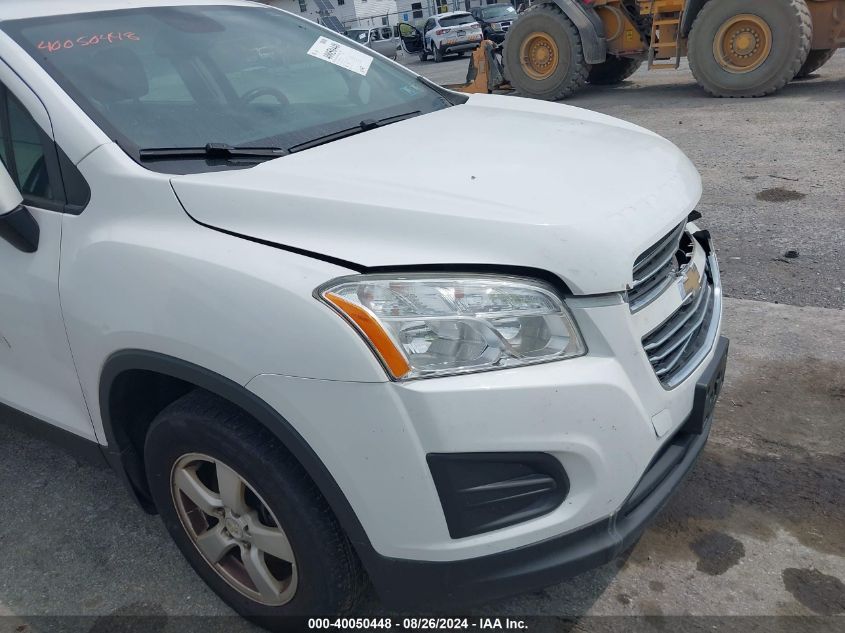 2016 Chevrolet Trax 1Ls VIN: 3GNCJNSB2GL253797 Lot: 40050448