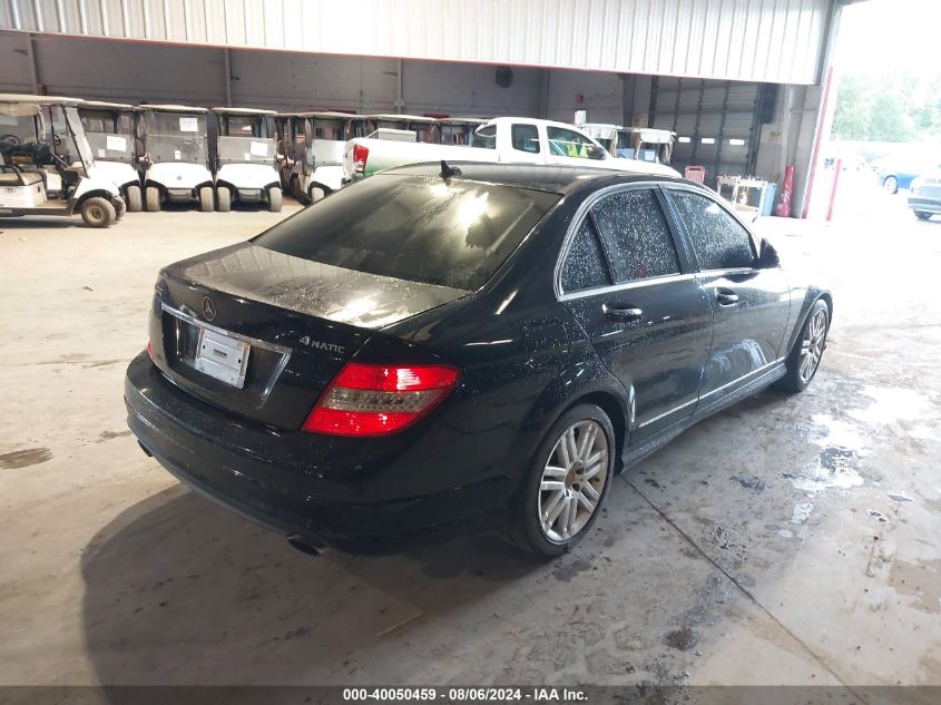 WDDGF81XX8F128137 | 2008 MERCEDES-BENZ C 300