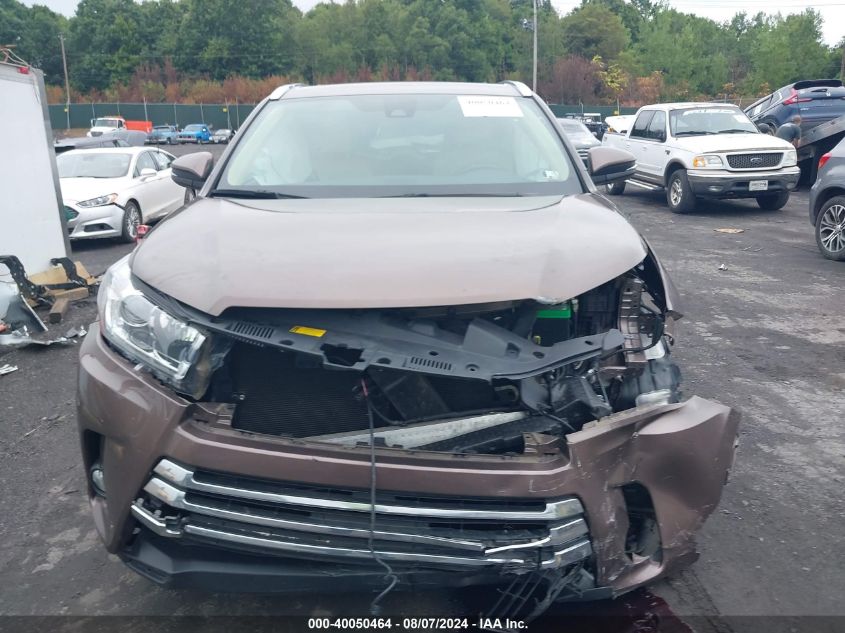 2017 Toyota Highlander Limited VIN: 5TDDZRFH9HS432765 Lot: 40050464