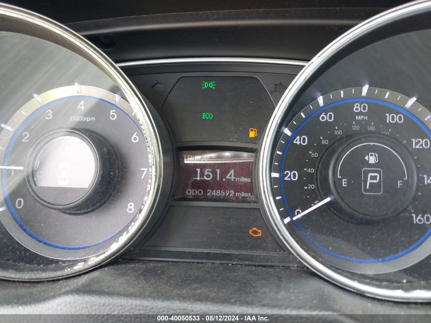 2013 Hyundai Sonata Gls VIN: 5NPEB4AC9DH728098 Lot: 40050533