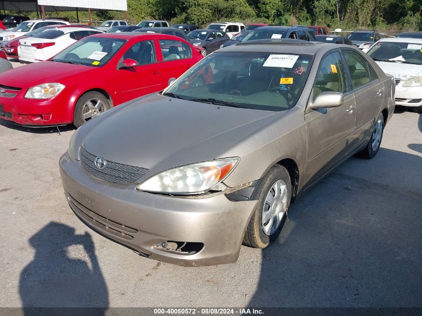 2003 Toyota Camry Le VIN: JTDBE32K230231397 Lot: 40049966