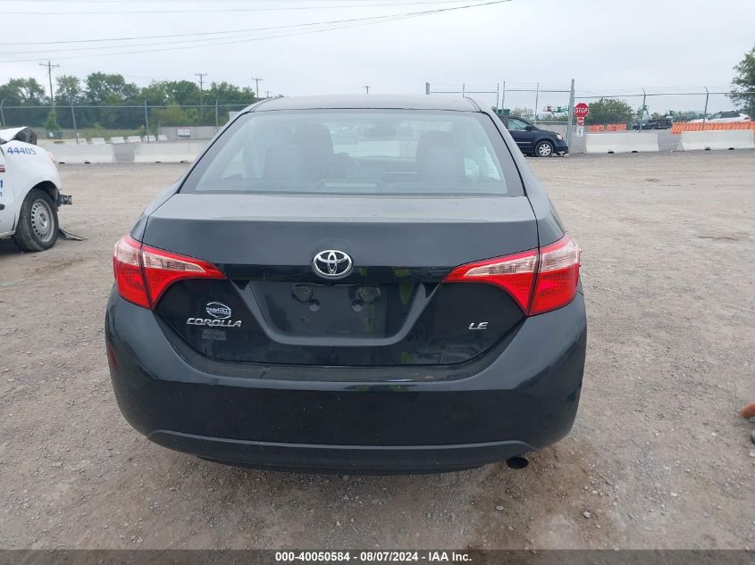 2019 Toyota Corolla Le VIN: 5YFBURHE4KP921552 Lot: 40050584