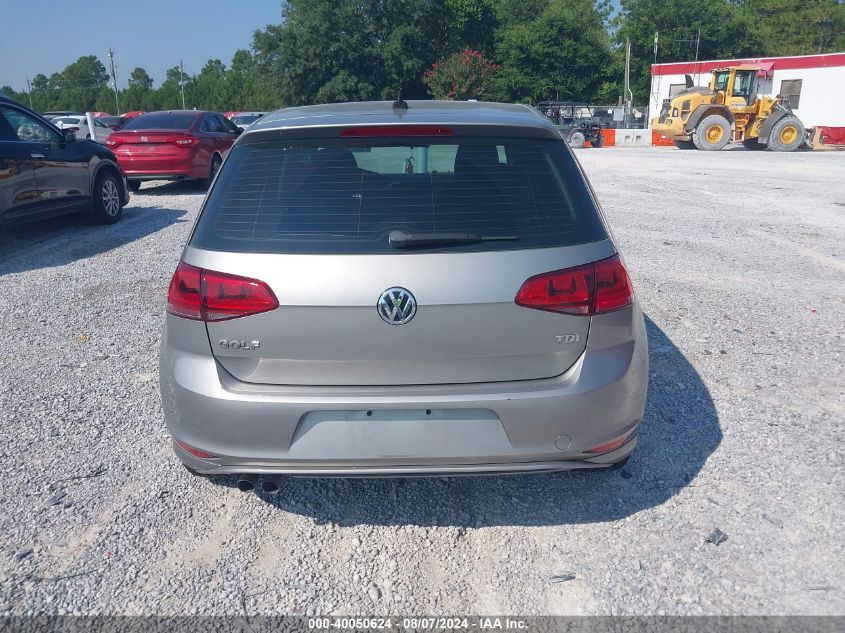 2015 Volkswagen Golf Tdi VIN: 3VW2A7AU5FM057796 Lot: 40050624