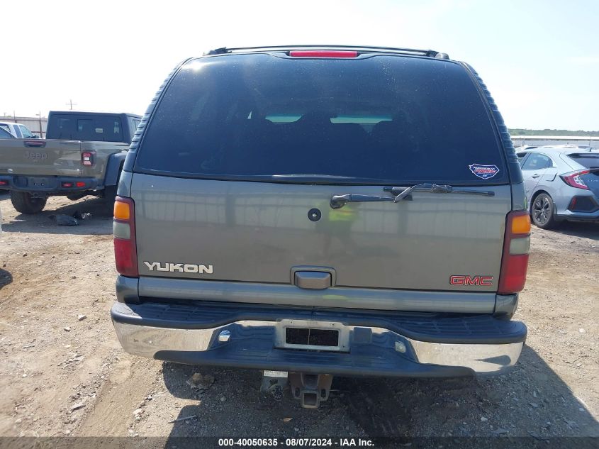 2002 GMC Yukon Slt VIN: 1GKEK13Z52R116362 Lot: 40050635