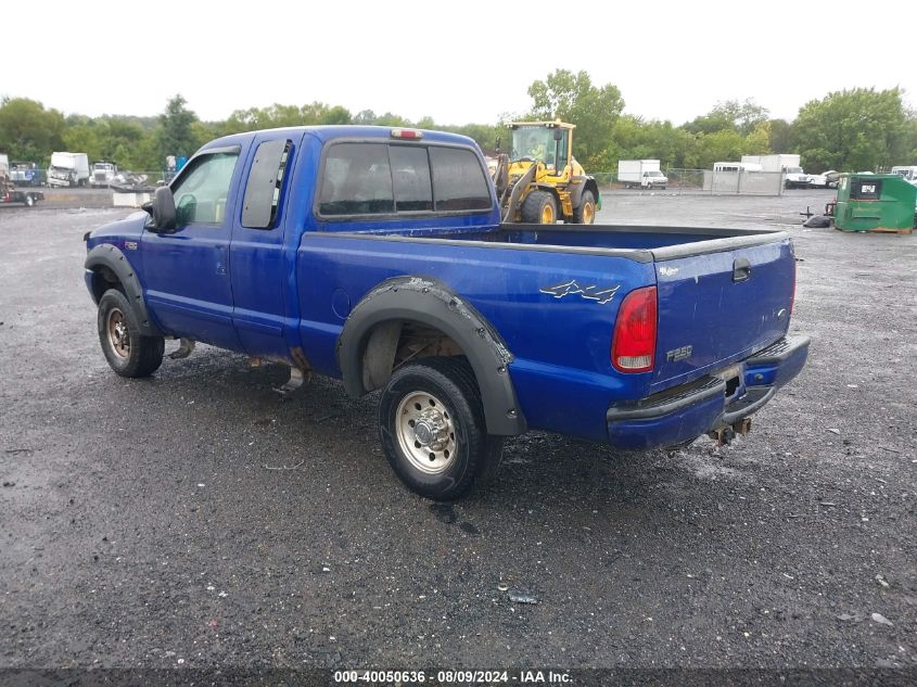 2003 Ford F250 Super Duty VIN: 1FTNX21S83EA88025 Lot: 40050636