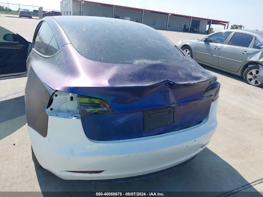 2022 Tesla Model 3 Long Range Dual Motor All-Wheel Drive VIN: 5YJ3E1EB7NF334386 Lot: 40050675