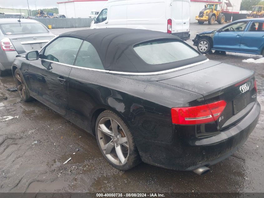 2011 Audi A5 2.0T Premium VIN: WAULFAFH1BN020162 Lot: 40050735