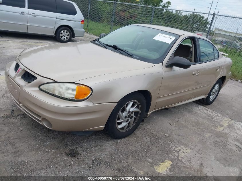 2004 Pontiac Grand Am Se VIN: 1G2NE52F84M574998 Lot: 40050776