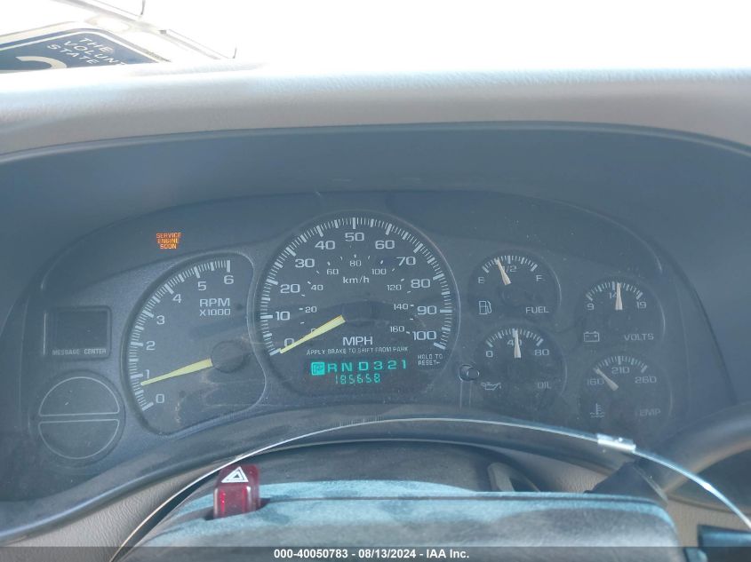 2000 GMC Sierra 1500 Sle VIN: 2GTEK19T5Y1201668 Lot: 40050783