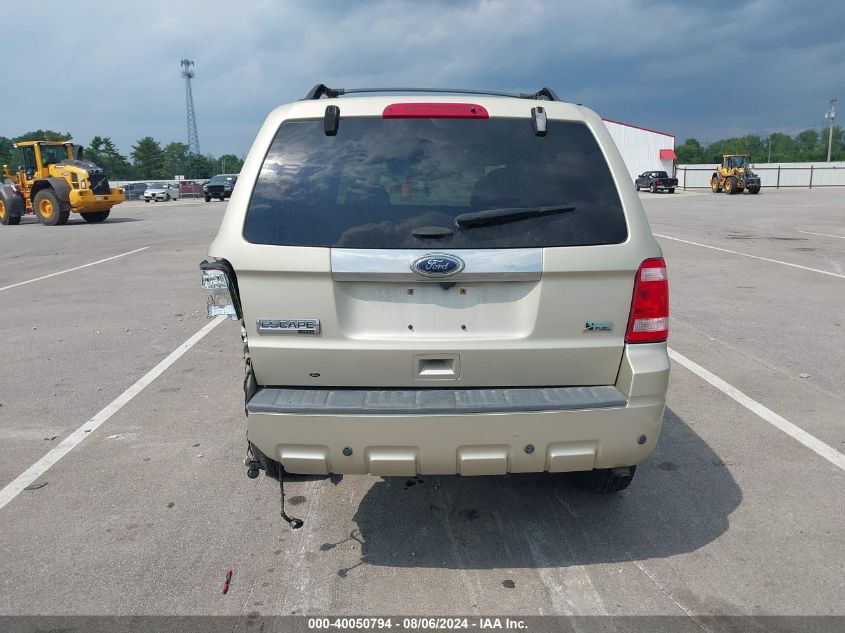 2011 Ford Escape Limited VIN: 1FMCU9EG9BKB58254 Lot: 40050794