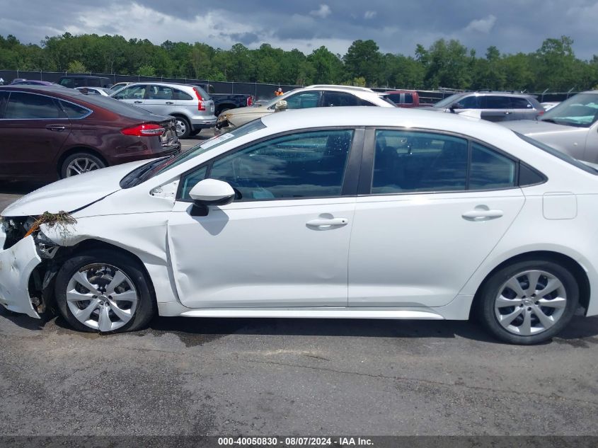 2021 Toyota Corolla Le VIN: 5YFEPMAE8MP156172 Lot: 40050830