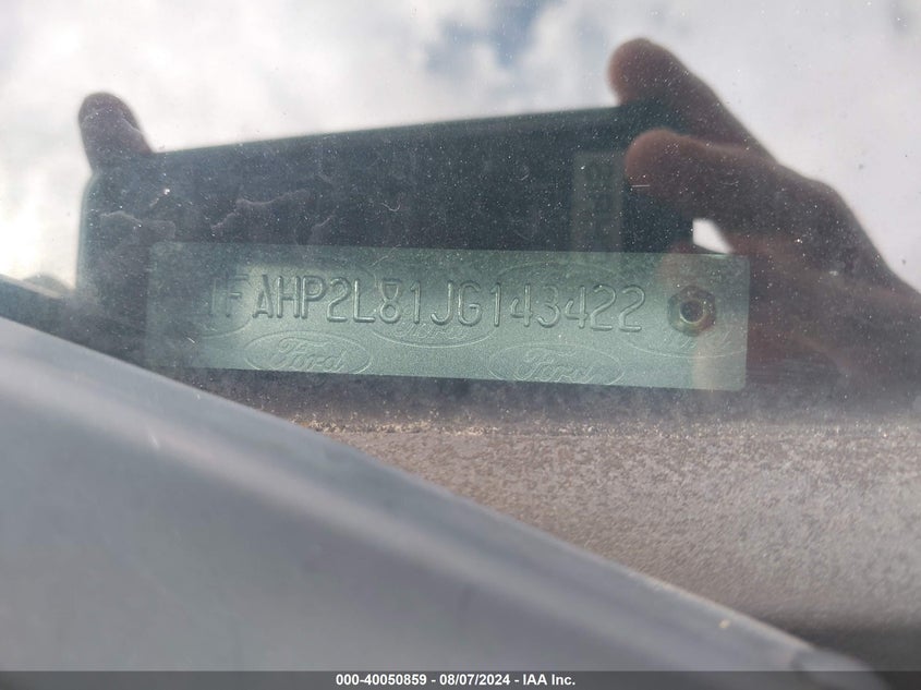 2018 FORD POLICE INTERCEPTOR - 1FAHP2L81JG143422
