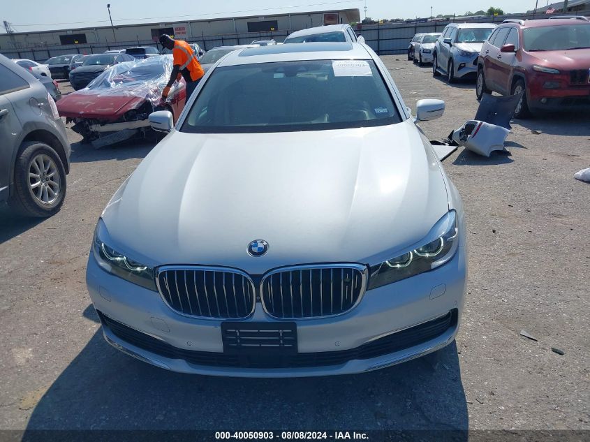 2018 BMW 740I VIN: WBA7E2C55JG743083 Lot: 40050903