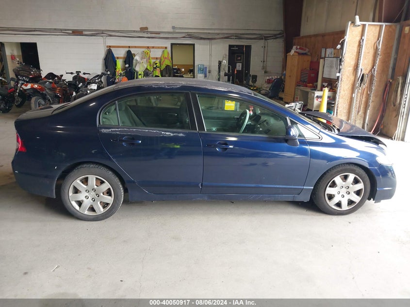 2009 Honda Civic Lx VIN: 2HGFA165X9H501116 Lot: 40050917