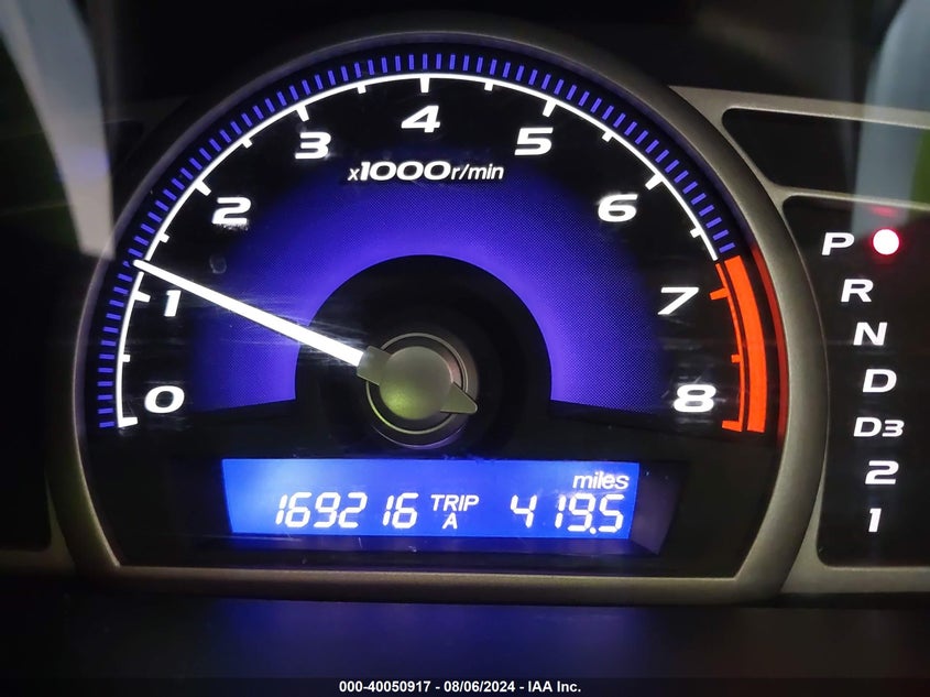 2009 Honda Civic Lx VIN: 2HGFA165X9H501116 Lot: 40050917