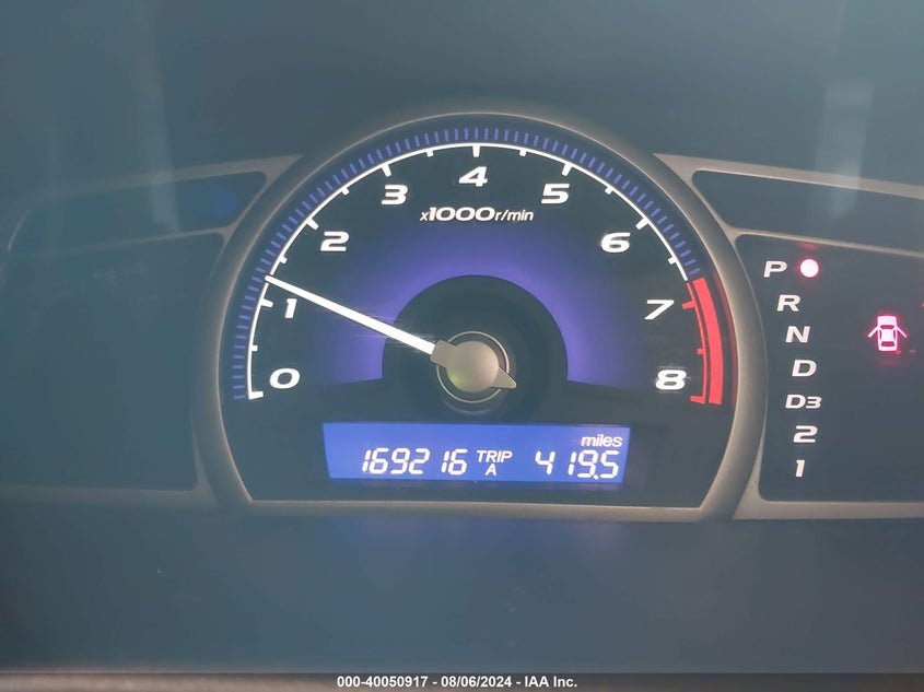 2009 Honda Civic Lx VIN: 2HGFA165X9H501116 Lot: 40050917