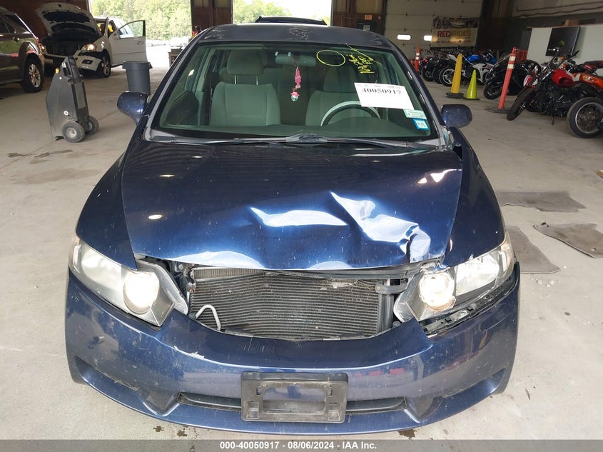 2009 Honda Civic Lx VIN: 2HGFA165X9H501116 Lot: 40050917