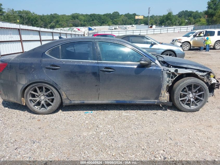 2009 Lexus Is 250 VIN: JTHBK262992085072 Lot: 40050924