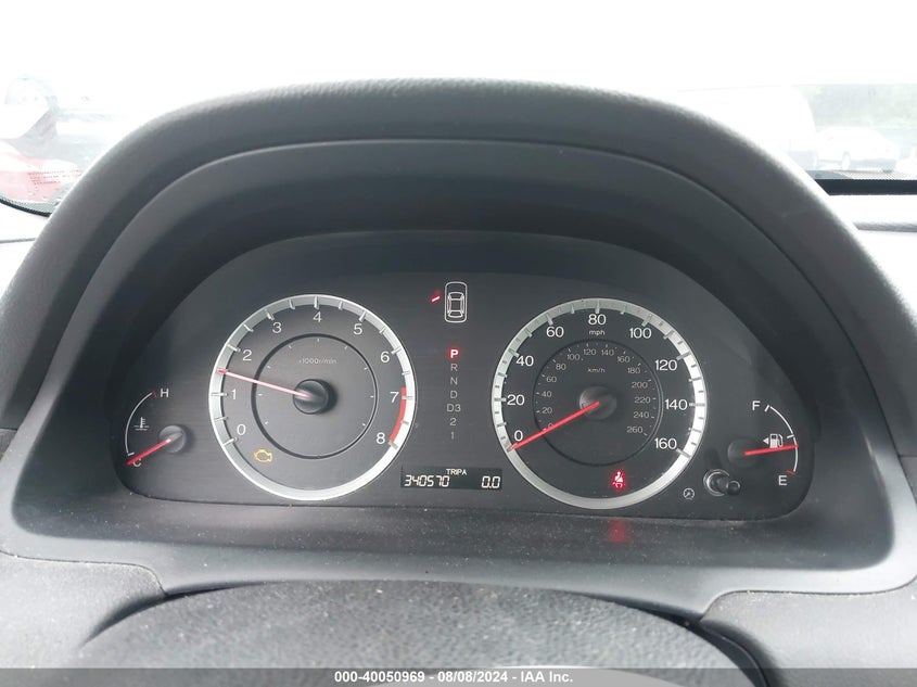 2010 Honda Accord 2.4 Lx-P VIN: 1HGCP2F42AA026255 Lot: 40050969