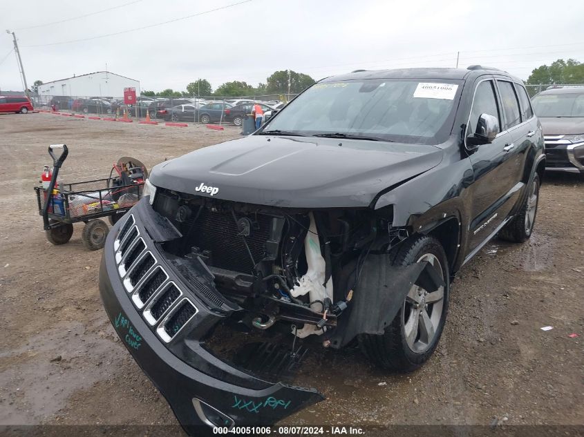 2014 Jeep Grand Cherokee Overland VIN: 1C4RJFCG5EC521625 Lot: 40051006