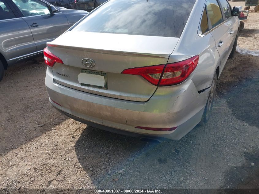 2016 Hyundai Sonata Se VIN: 5NPE24AF7GH265215 Lot: 40051037