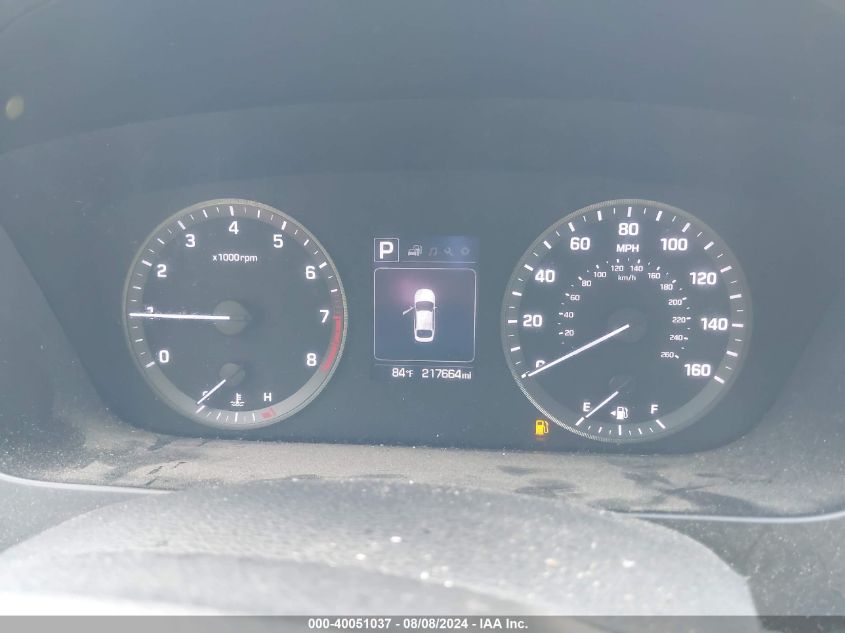 2016 Hyundai Sonata Se VIN: 5NPE24AF7GH265215 Lot: 40051037