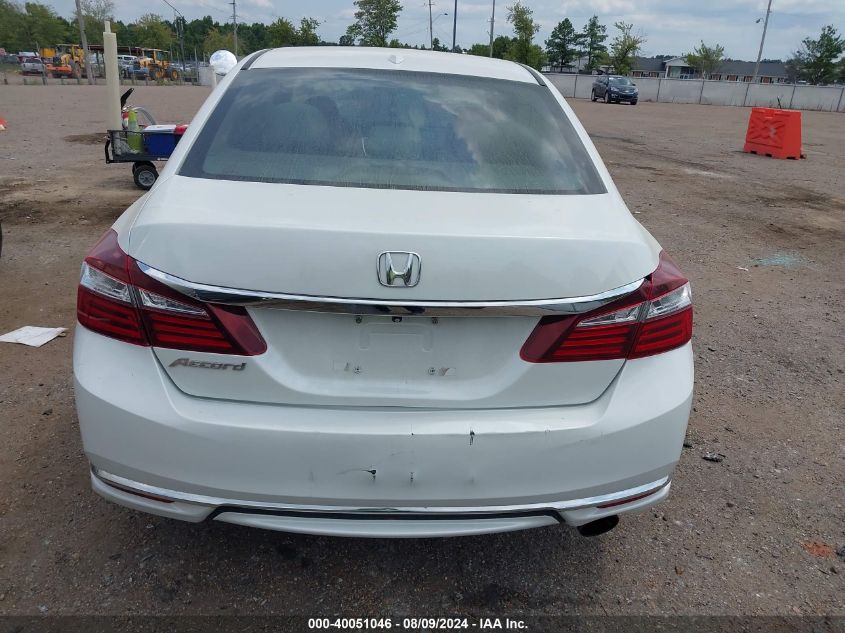 2016 Honda Accord Ex VIN: 1HGCR2F76GA158559 Lot: 40051046