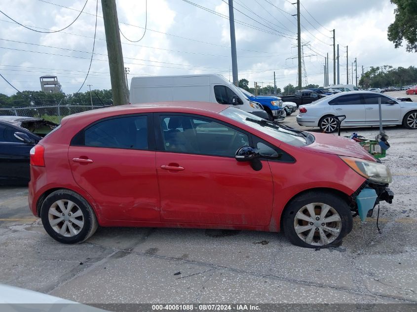 2013 Kia Rio Ex VIN: KNADN5A30D6104285 Lot: 40051088